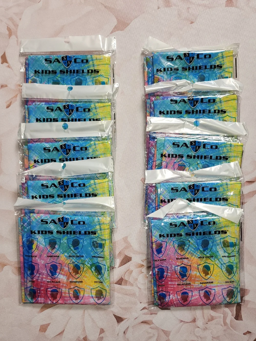 10 Pack Kids Multipurpose Face Shield